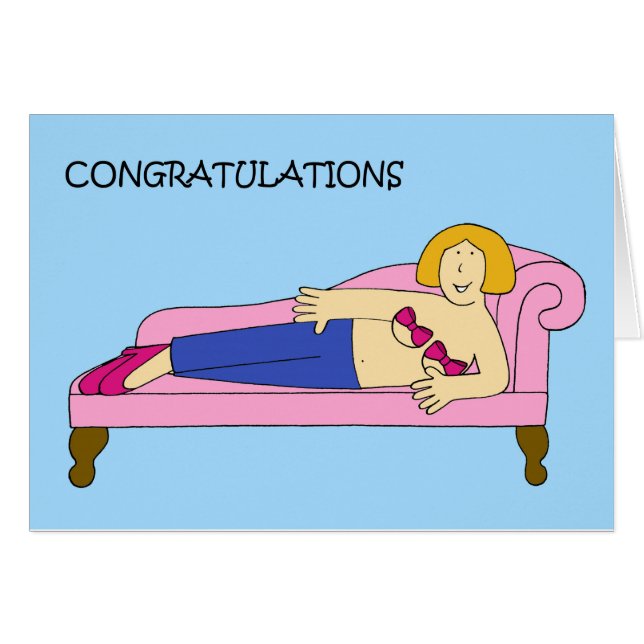 Mastectomy Reconstruction Grattiss Hälsningskort (Framsidan Horizontal)