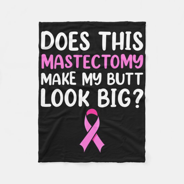 Mastectomy Survivor Recovery Apparat Fleecefilt (Framsidan)