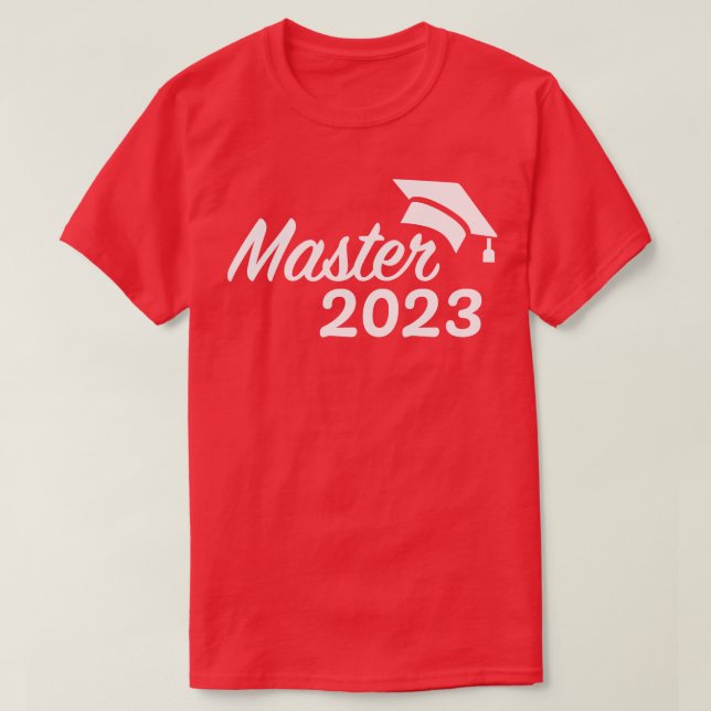 Master 2023 studenten för student t shirt (Design framsida)