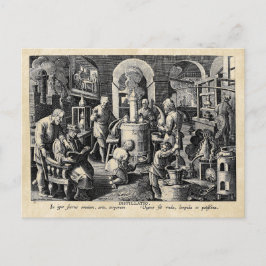 Master Alchemist Lab Verktyg Vykort