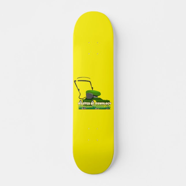 MASTER AV MOWOLOGY Lustig  gåva Mini Skateboard Bräda 18,5 Cm (Framsida)