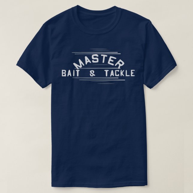 Master Bait & Tackle Fishee  T Shirt (Design framsida)