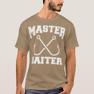 Master Baiter Fisherman Manar Funny Bass Fishing L T Shirt
