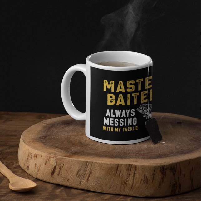 Master Baiter Fishing Say Kaffemugg (Skapare uppladdad)