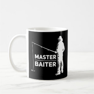 Master Baiter for Fisherman eller Fishing Älskare  Kaffemugg
