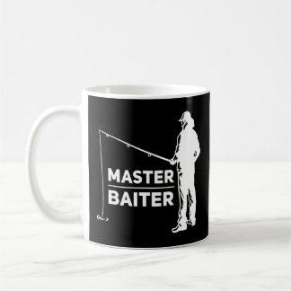 Master Baiter for Fisherman eller Fishing Älskare Kaffemugg