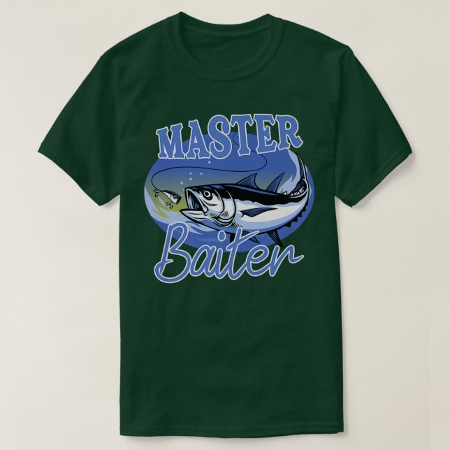 Master Baiter Funny Fisherman Meme Bass Fishing Pr T Shirt (Design framsida)