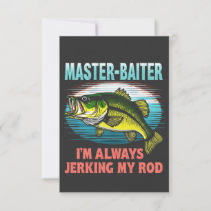 Master Baiter I kör alltid min Rod Pappa Fisher Tack Kort