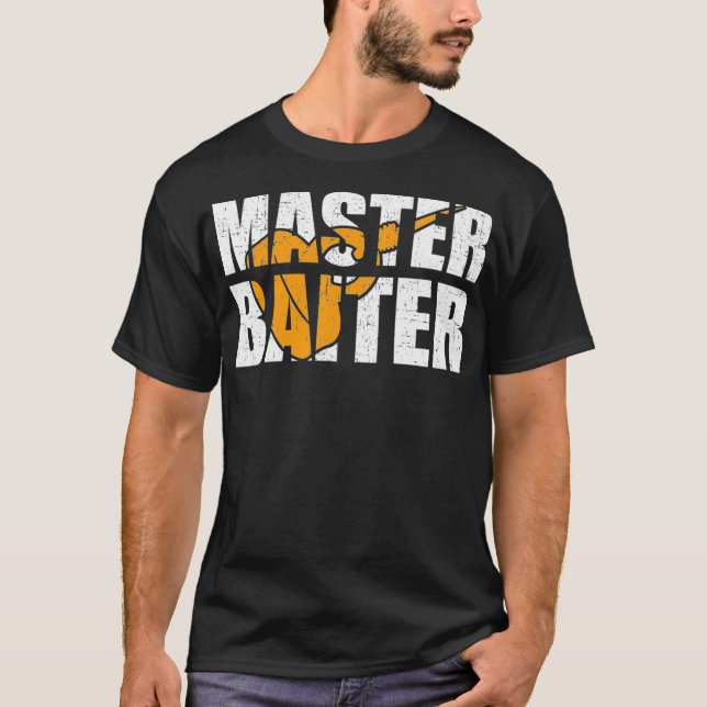 Master Baiter Magnet Fishing Premium T Shirt (Framsida)