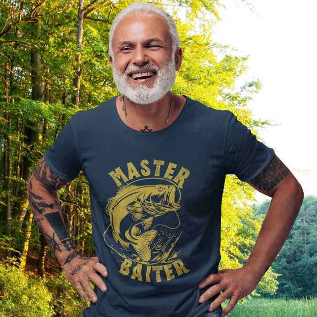 Master Baiter – Perfect Gift for Fishing Lovers  T Shirt (Skapare uppladdad)