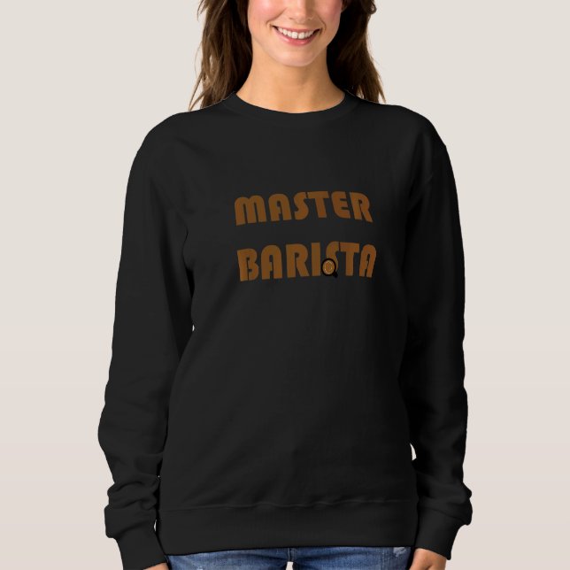 Master Barista Coffee Brewing Expert T Shirt (Framsida)