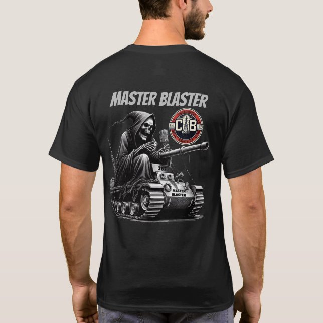 Master Blaster T-Shirt-teckning T Shirt (Baksida)