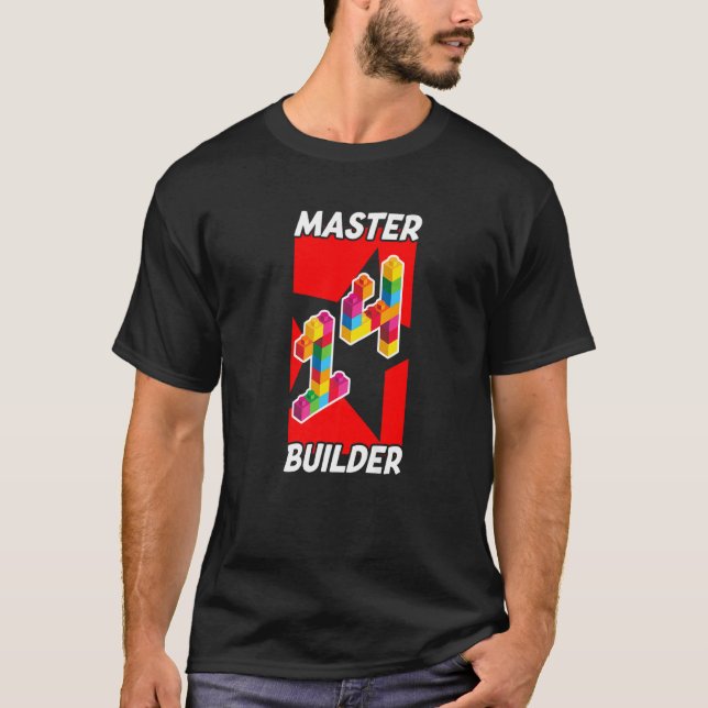 Master Builder 14 år gammal fjortonde födelsedag T Shirt (Framsida)