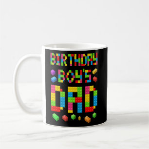 Master Builder Birthday Boy's Pappa Byggnad Bricks Kaffemugg
