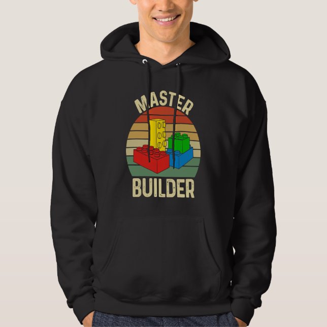 Master Builder  Building Blocks Toys Hoodie (Framsida)