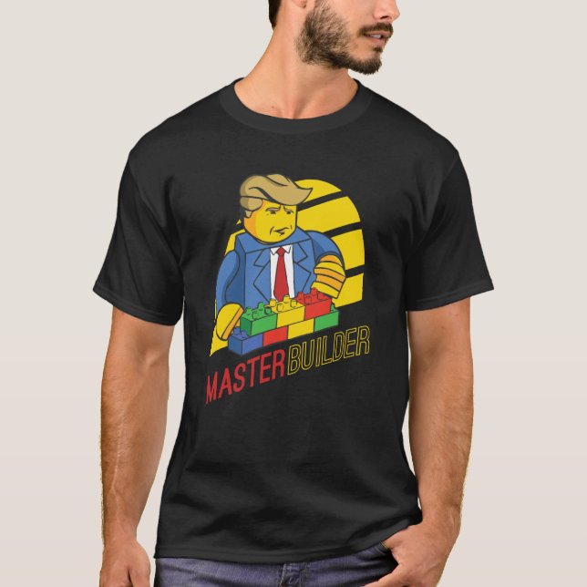 Master Builder Byggblock Män Kvinnor Ungdom  7 T Shirt (Framsida)