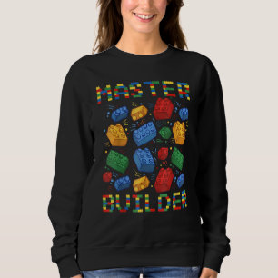 Master Builder Bygger block för boys Kids Manar T Shirt
