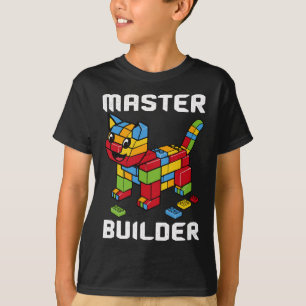 Master Builder Bygger blockerar grundskydd T Shirt
