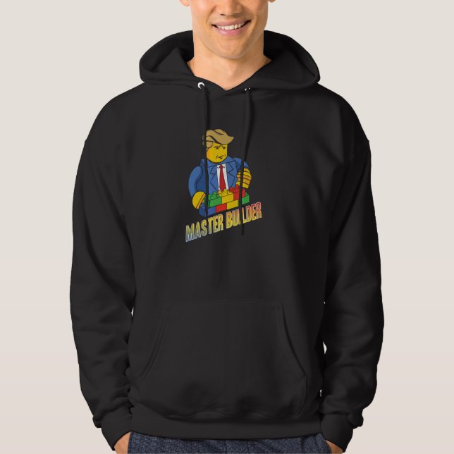 Master Builder Bygger Blocks Manar Women Youth 1 Hoodie (Framsida)