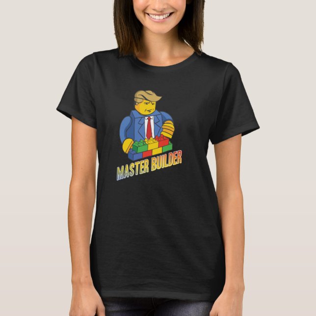 Master Builder Bygger Blocks Manar Women Youth 1 T Shirt (Framsida)