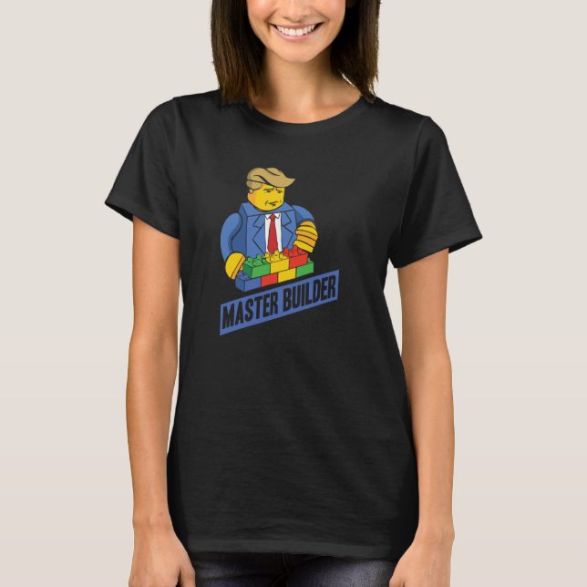 Master Builder Bygger Blocks Manar Women Youth 1 T Shirt (Framsida)