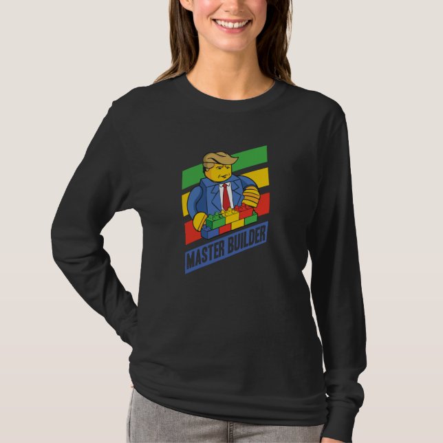 Master Builder Bygger Blocks Manar Women Youth 1 T Shirt (Framsida)