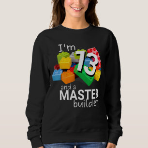 Master Builder Cute Block Bygger 13:e födelsedagen T Shirt