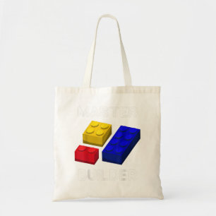 Master Builder Cute Block Bygger Kids Leksaker Bri Tygkasse