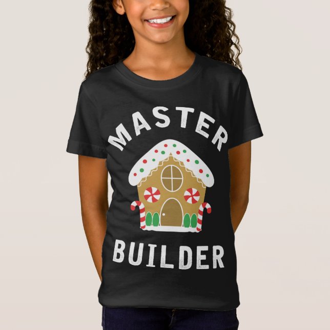 Master Builder Gingerbröd House - Den fina julen B T Shirt (Framsida)