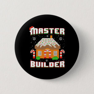 Master Builder Gingerbröd House-julklapp B Knapp