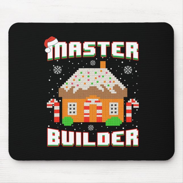 Master Builder Gingerbröd House-julklapp B Musmatta (Framsidan)
