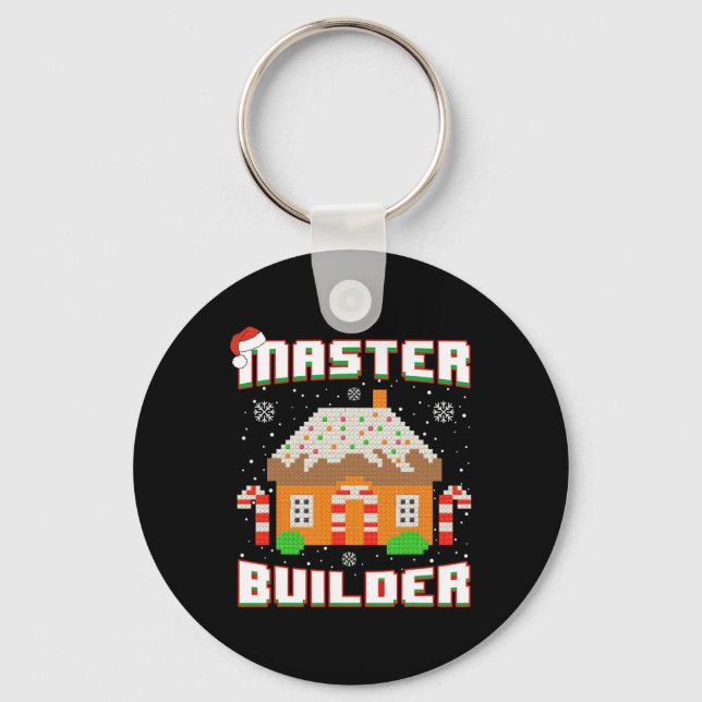 Master Builder Gingerbröd House-julklapp B Nyckelring (Framsida)