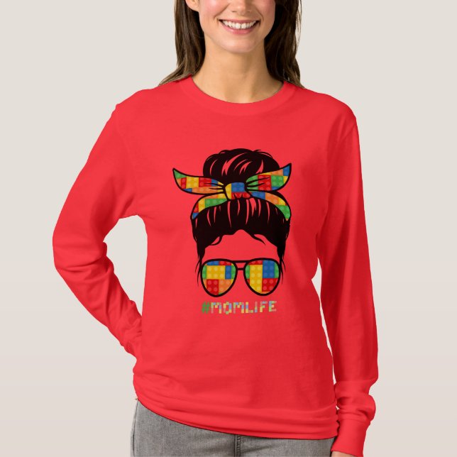 Master Builder Shirt | Blockhuvud för Byggnad T (Framsida)