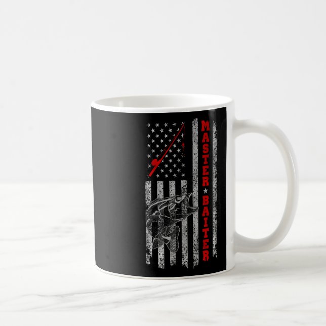 Master Byiter För manar Funny FishShirts Manar Fis Kaffemugg (Höger)