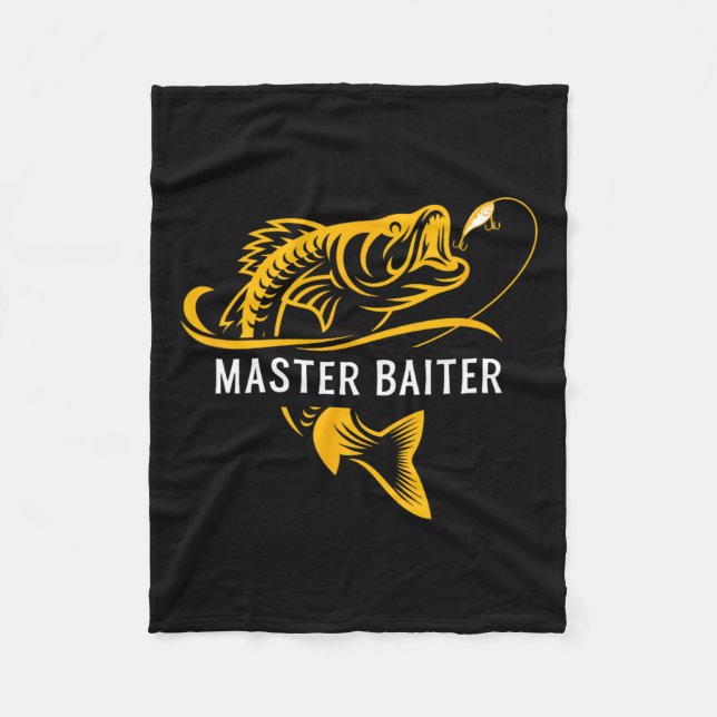 Master Byiter - Lustigt fiske Fleecefilt (Framsidan)