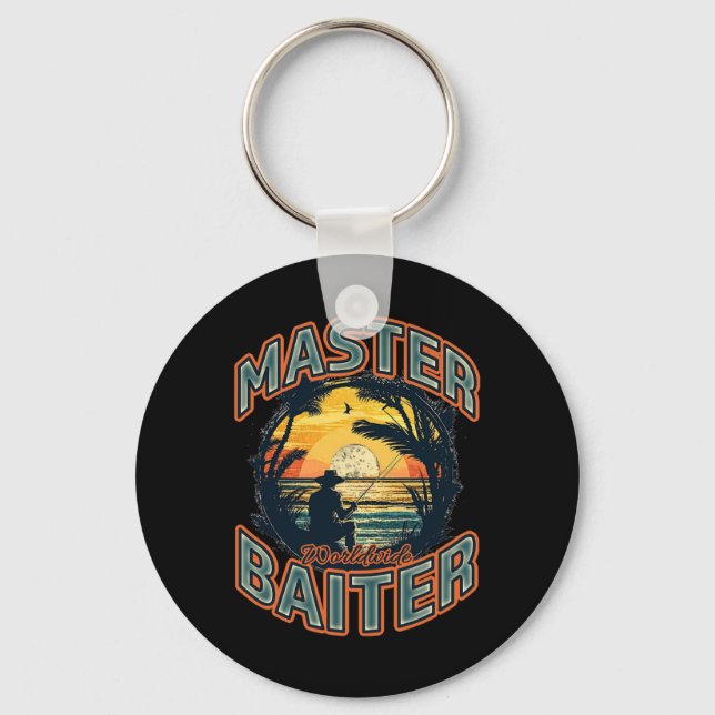 Master Byiter Worldwide Fishing Enthusiast Nyckelring (Framsida)