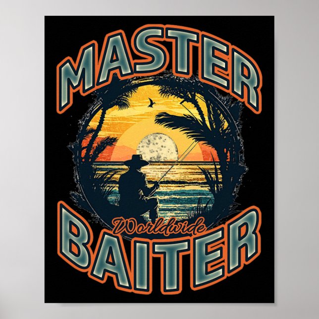 Master Byiter Worldwide Fishing Enthusiast Poster (Framsidan)