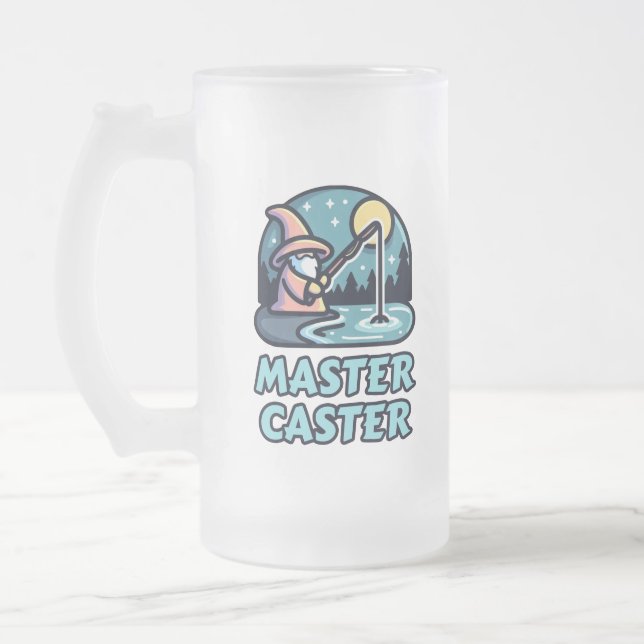 Master Caster Fantasy Fishing Frostat Ölglas (Vänster)