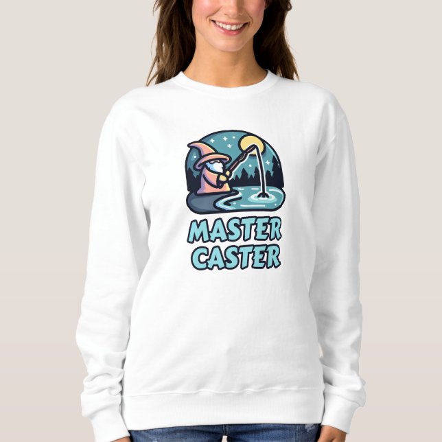 Master Caster Fantasy Fishing T Shirt (Framsida)