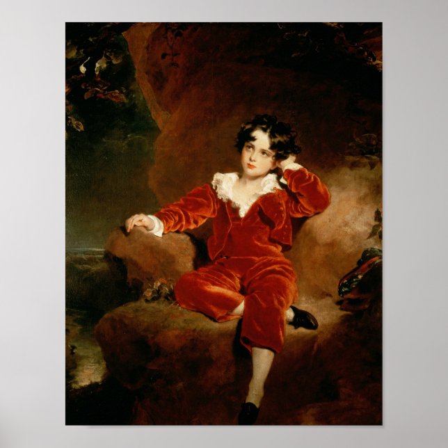 Master Charles William Lambton, 1825 Poster (Framsidan)