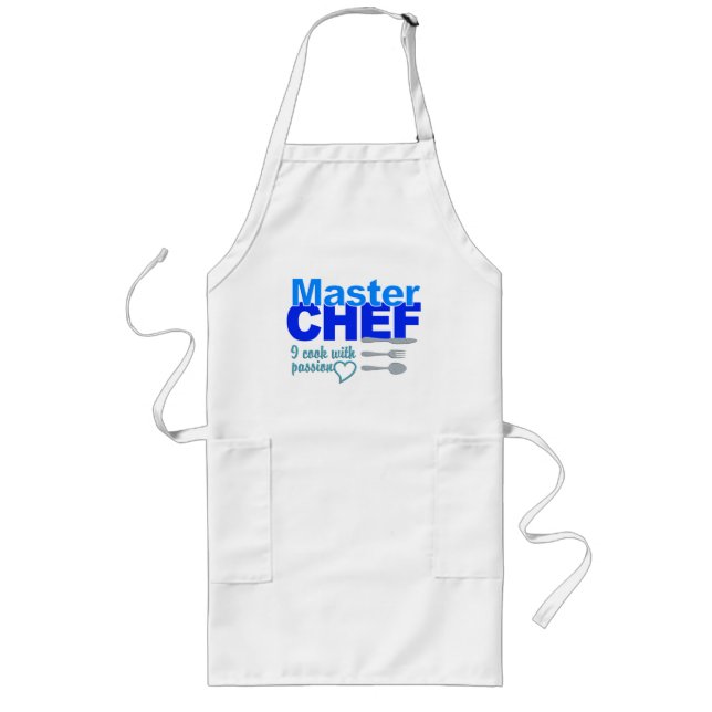 Master Chef apron Långt Förkläde (Framsidan)