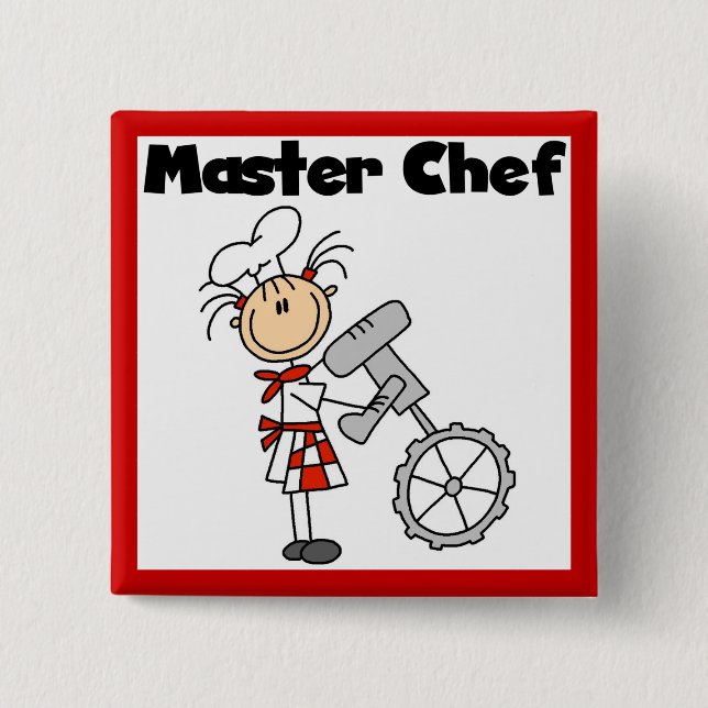 Master Chef - Kvinna Knapp (Framsida)