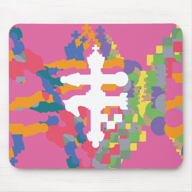 Master Chess Speciellt komplex Färg av Masanser Pi Musmatta (Framsidan)