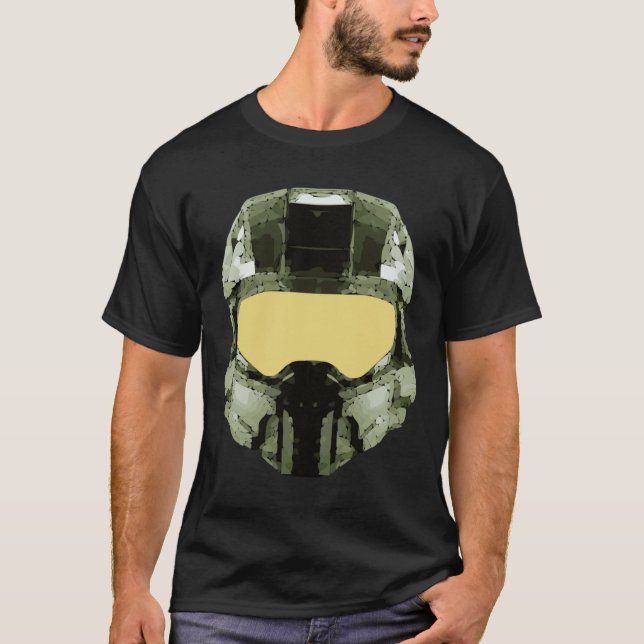 Master Chief Plain Art Classic T Shirt (Framsida)