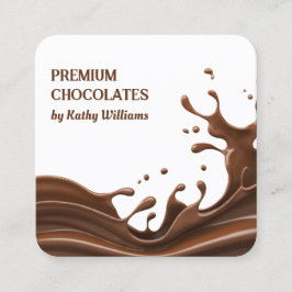 Master Chocolatier Fyrkantigt Visitkort