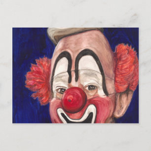 Master Clown Lou Jacobs Vykort