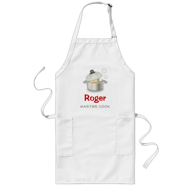 Master Cook | Bästa gåvor Långt Förkläde (Framsidan)