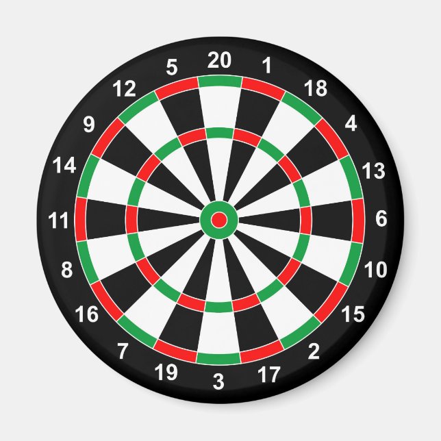 Master Darts Board Basic Round Target Classic-spel Magnet (Framsidan)