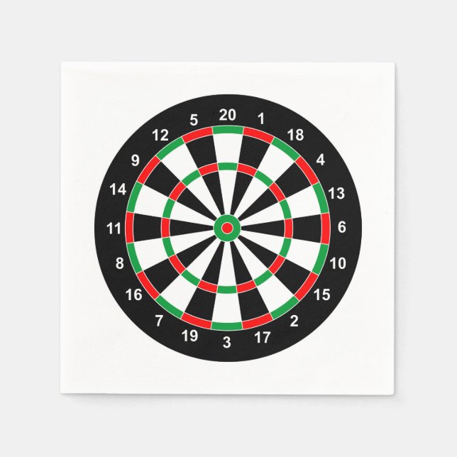 Master Darts Board Basic Round Target Classic-spel Pappersservett (Framsidan)