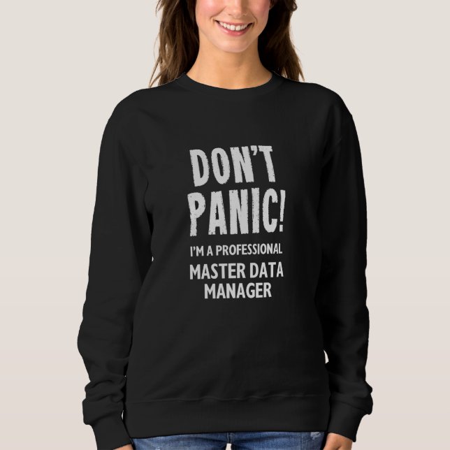 Master Data Manager T Shirt (Framsida)